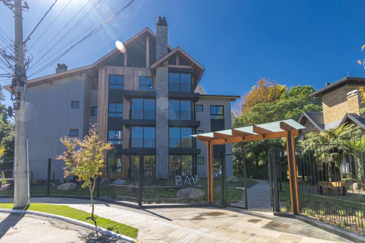 Apartamento Rosa Edificio Bav Gramado Exterior foto