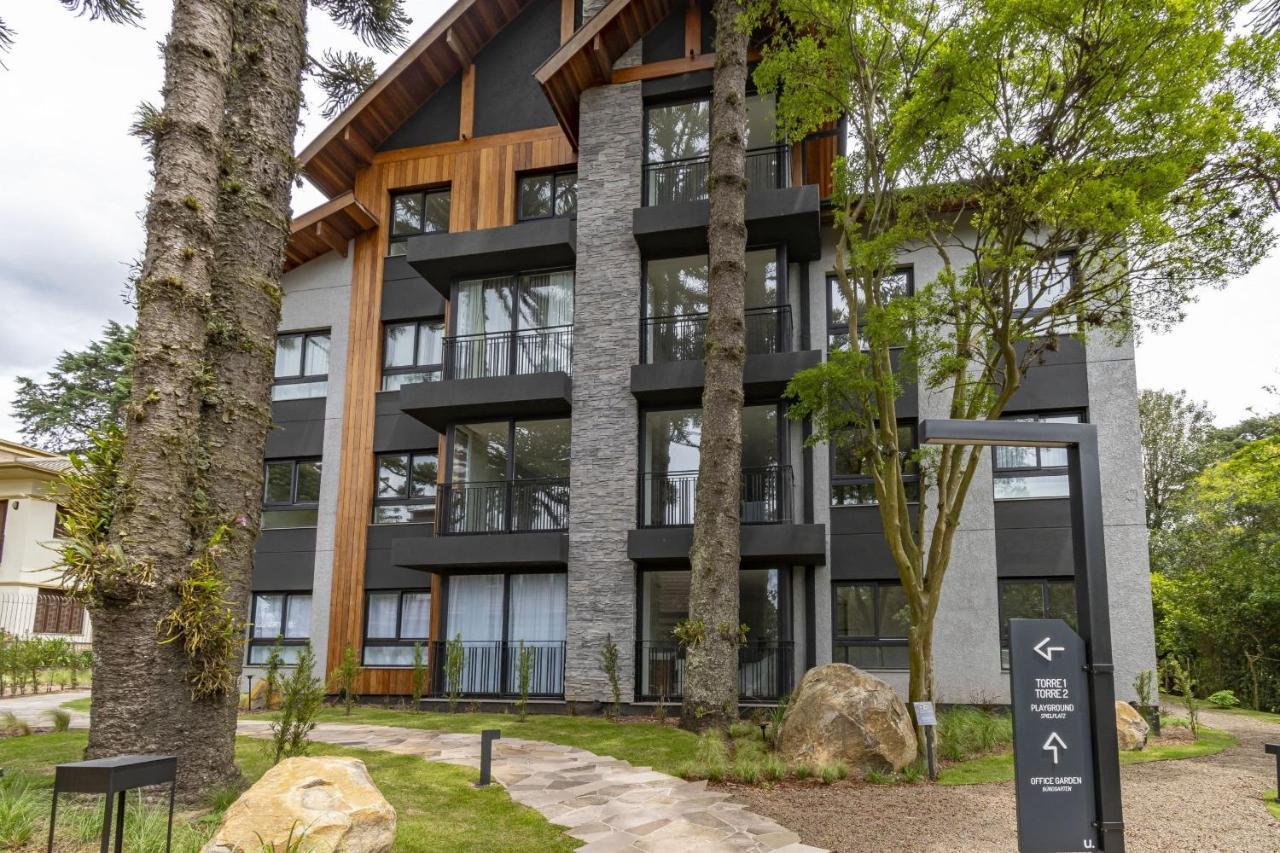 Apartamento Rosa Edificio Bav Gramado Exterior foto