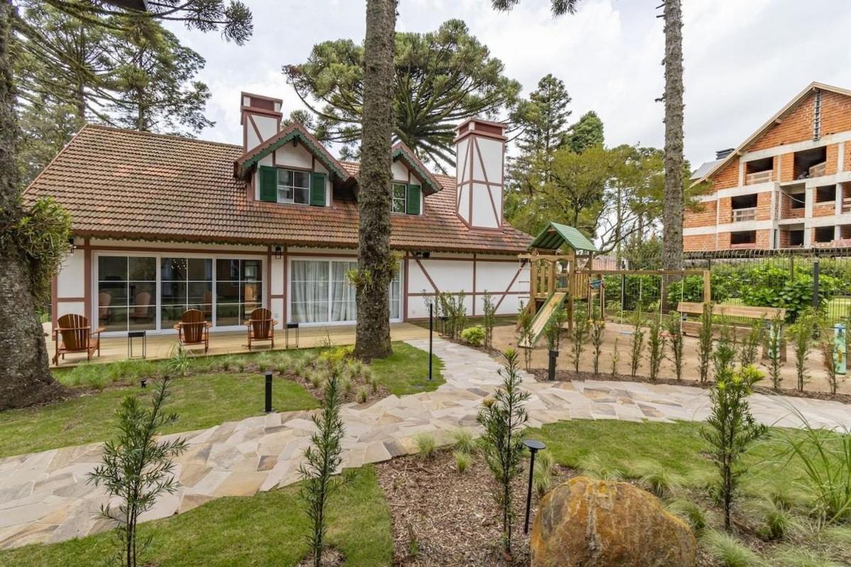 Apartamento Rosa Edificio Bav Gramado Exterior foto